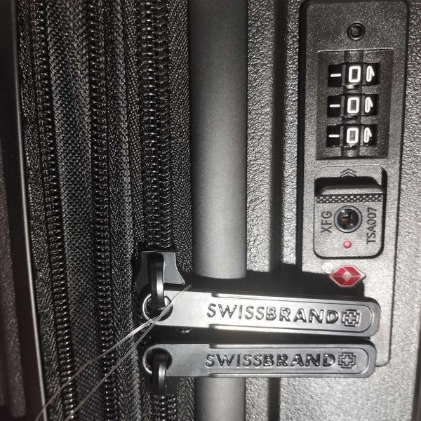 Валіза Swissbrand Eden (M) Black (SWB_LHEDE001M) DS_DAS302504 фото