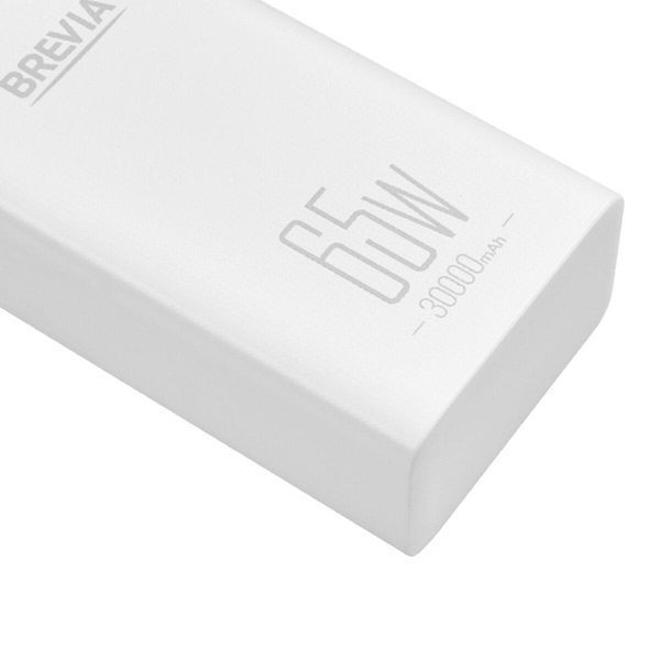 Універсальна мобільна батарея Brevia 30000mAh 65W Li-Pol, LCD LI_45365 фото