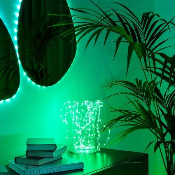 Гірлянда Smart LED Twinkly Dots Lights RGB 400 IP44 20м чорний кабель Twinkly RC_TWD400STP-BEU фото