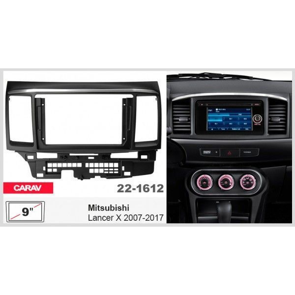 Перехідна рамка Mitsubishi Lancer X Carav 22-1612 AV_22-1612 фото