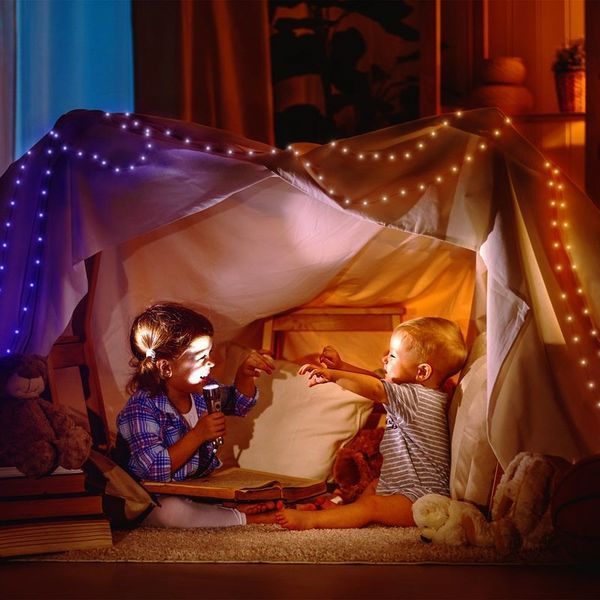 Гірлянда Smart LED Twinkly Dots Lights RGB 400 IP44 20м чорний кабель Twinkly RC_TWD400STP-BEU фото
