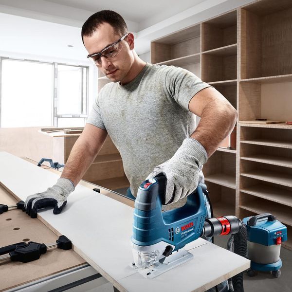 Bosch Лобзик Professional GST 750, 520Вт, SDS, 800-3200 об/м, хід 20 мм, 2.29 кг, в кейсі RC_0.601.5B4.121 фото