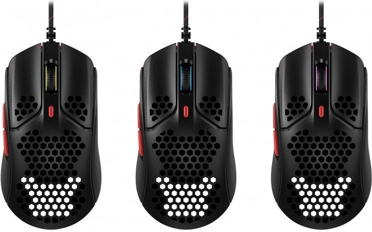 Миша HyperX Pulsefire Haste, RGB, USB-A, чорно-червоний RC_4P5E3AA фото