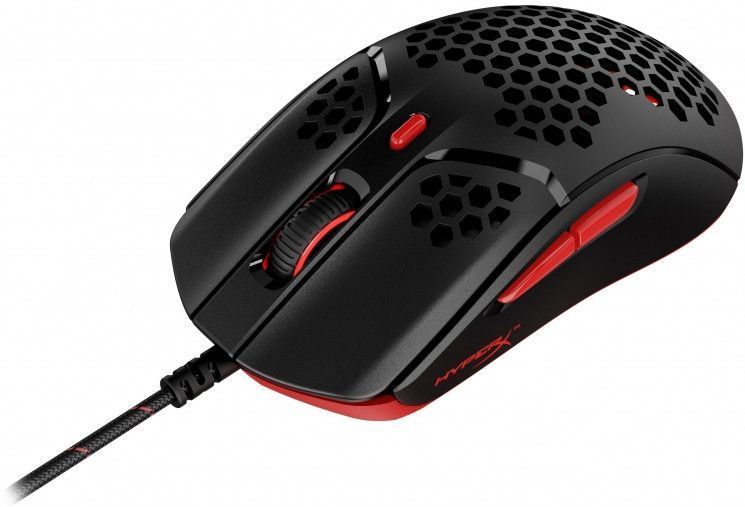 Миша HyperX Pulsefire Haste, RGB, USB-A, чорно-червоний RC_4P5E3AA фото