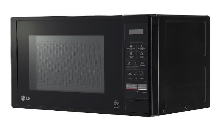 Мікрохвильова піч LG, 20л, електрон. керування, 700Вт, дисплей, чорний RC_MS2042DB фото