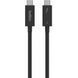 Кабель Belkin THUNDERBOLT 4, 40Gbps, 100W, 2m Black RC_INZ002BT2MBK фото 1