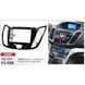 Перехідна рамка CARAV 11-159 для FORD Focus III, C-Max 2011+; Kuga 2013+; Escape 2012+ (with 4.2" display) AV_11-159 фото 4