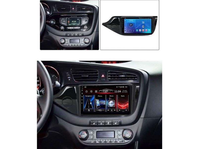 Штатна автомагнітола FORS.auto FS 4 MAX для Kia Ceed 2 JD (4+32Gb, 9") 2012-2018 FA_FS-5117 фото