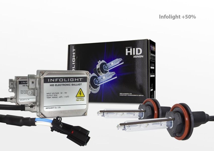 Комплект ксенону Infolight +50% H11 5000K MA_H11 5K I 50 фото