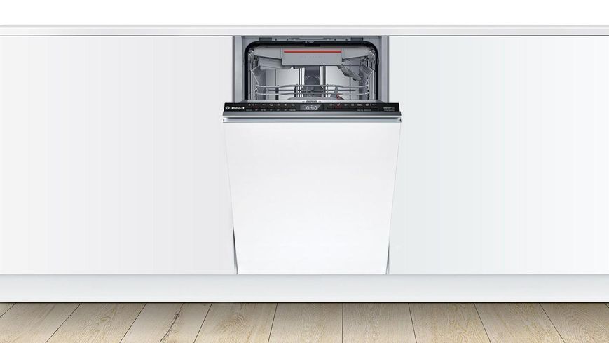 Посудомоечная машина Bosch встроенная, 10компл., A+, 45см, дисплей, 3й корзина, белая RC_SPV4HMX65K фото