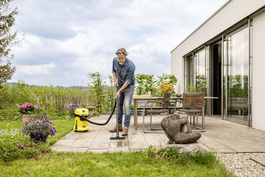 Пилосос професійний акумуляторний Karcher WD 3-18, 18В, контейнер 17л, (без акумулятора та зарядного) RC_1.628-550.0 фото