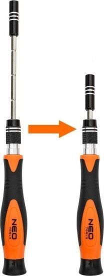 Біти Neo Tools, 1/4", бітотримач, прецизійні, CrV, набір 45шт RC_06-111-1 фото