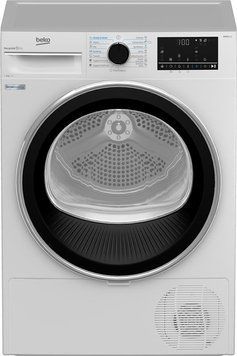 Сушильна машина Beko тепловий насос, 9кг, A++, 60см, дисплей, підсвічування барабана, білий RC_B5T69233 фото