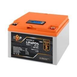 Акумулятор LP LiFePO4 12,8V - 32 Ah (410Wh) (BMS 50А/25A) пластик LCD LP_23829 фото