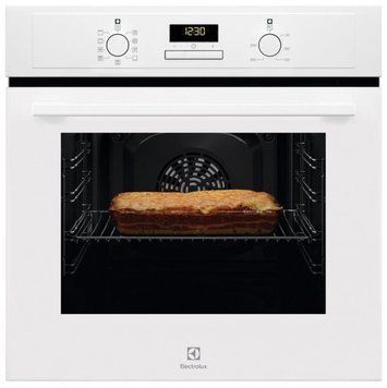 Духова шафа Electrolux електрична, 65л, A, дисплей, конвекція, білий RC_EOF3H40BW фото