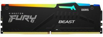 Память ПК Kingston DDR5 16GB 5200 FURY Beast RGB RC_KF552C40BBA-16 фото