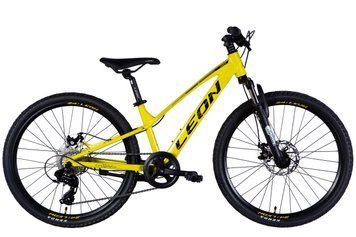 Велосипед AL 24" Leon JUNIOR DD CS рама-12" жовтий з чорним 2025 VT_OPS-LN-24-118 фото