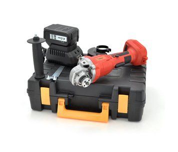 Шлифовальная машина (болгарка) Merlion AG2110 с батареей 21V, емкость 4,0Ас+ зарядное устройство U_3146 фото