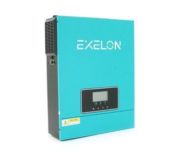 Інвертор Exelon EXS-3000/24, 3200VA, 24V, струм заряду 0-60A, MPPT (30-400VDC, 80A), 357x273x95mm, 4.8 kg U_37171 фото