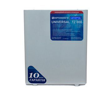 Стабилизатор напряжения теристорный UNIVERSAL LV 12 (12000Вт) 220В, стабилизация 100-210, 36 ступеней U_18195 фото