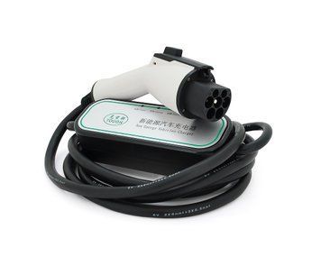 Зарядное устройство для электромобиля DC: 220V/32A, длина кабеля 10 м, IP67, разъем GB/T, LED-индикация U_20581 фото