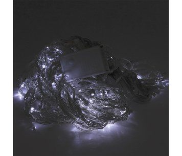 Гірлянда 400LED Водоспад (White), 8 режимів, 3*2метри, прозора ізоляція U_24362 фото