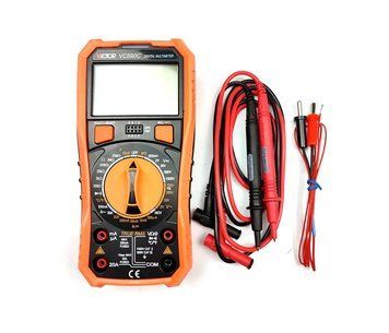 Мультиметр Victor VC890C, измерения: V, A, R, С, F, C/F, NCV U_34265 фото