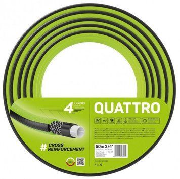 Шланг садовый Cellfast QUATTRO, 3/4', 50м, 4 слоя, до 20 Бар, -10&hellip;+50&deg;C RC_10-073 фото