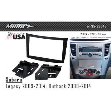 Переходная рамка Metra 95-8904B для Subaru Legacy 2009-2014,&nbsp;Outback 2009-2014 AV_95-8904B фото