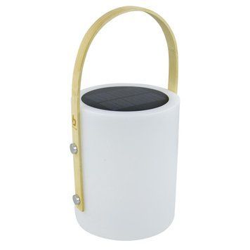 Ліхтар кемпінговий Bo-Camp Longford Solar 150 Lumen Bamboo/White (5818878) DS_DAS301729 фото