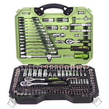 Универсальный набор инструмента Alloid НГ-4218П, 1/4" & 3/8"&1/2", 218 предм. OL_00000023451 фото