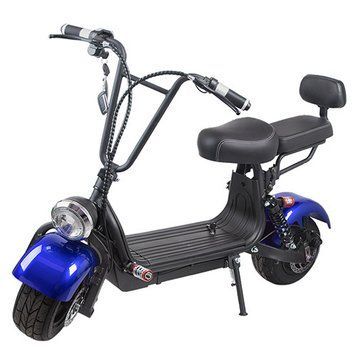 Електроскутер Citycoco Light 1000W, 48V8.8Ah, Blue OL_60122 фото