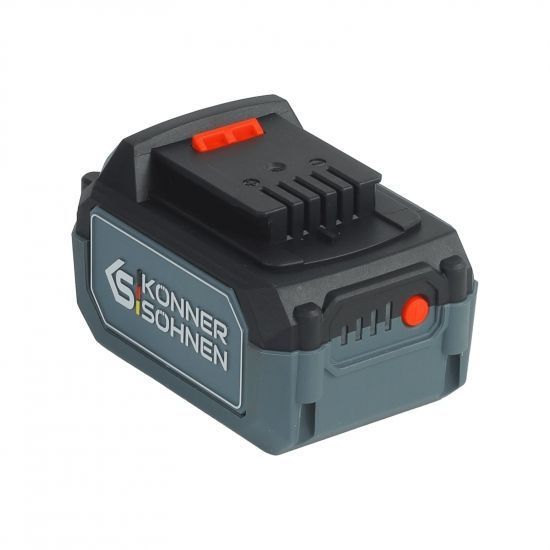 Набір із двох акумуляторних інструментів Konner&Sohnen KS IDAGB 20V SET 1 20В дриль ударний, шліфмашина кутова, швидкий ЗП 2.4А акб 1х2А&middot;год+1х4А&middot;год кейс 3кг RC_KSIDAGB20VSET1 фото