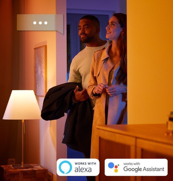 Настільний світильник розумний Philips Hue Bloom, 2000K-6500K, RGB, ZigBee, Bluetooth, дим, білий RC_929002375901 фото