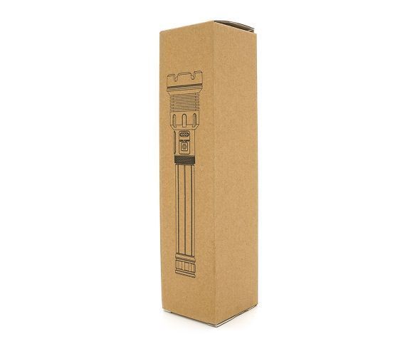 Фонарь ручной Voltronic XHP90, 1LED XHP90, 45W, боковой светодиод, 7 режима, ZOOM,2х18650/6200mah, Black, U_28601 фото