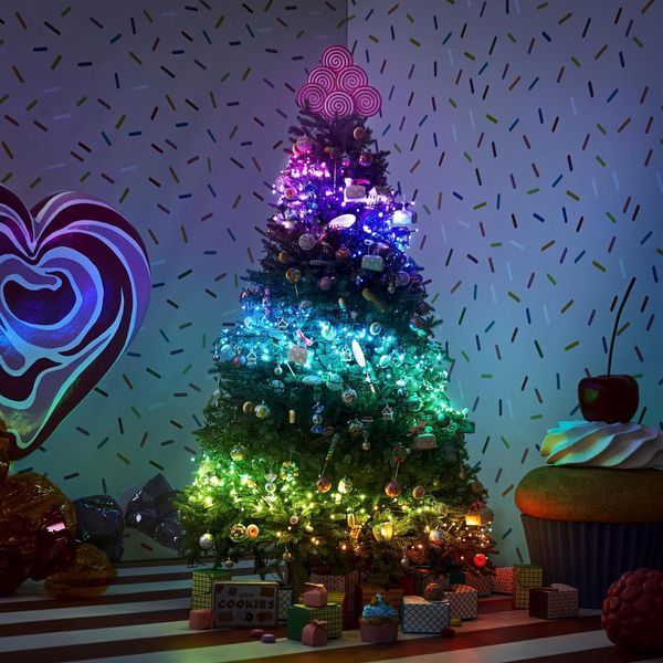 Гирлянда Smart LED Twinkly Dots Lights RGB 200 IP44 10м кабель прозрачный Twinkly RC_TWD200STP-TEU фото