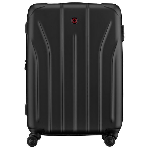 Валіза, Oryson, середній, пластик, 4 колеса, чорний Wenger RC_653165 фото