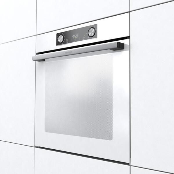 Духова шафа Gorenje електрична, 77л, A+, пара, дисплей, біла RC_BOS6737E06WG фото