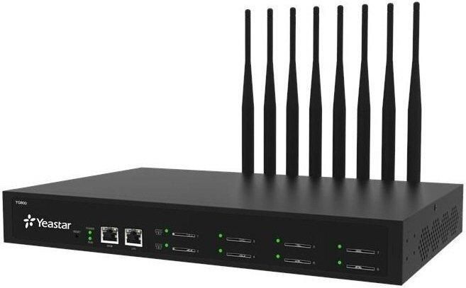 Шлюз VoIP Yeastar TG800G 8xGSM, 1xFE LAN, 1xFE WAN SIP, IAX2 RC_TG800G фото