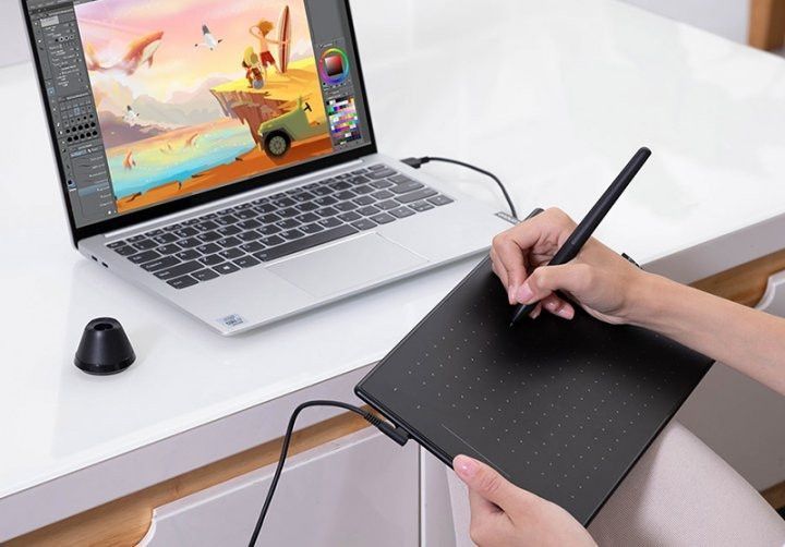 Графічний планшет Huion 8.7"x5.4" RTM-500 USB-C,чорний RC_RTM-500 фото