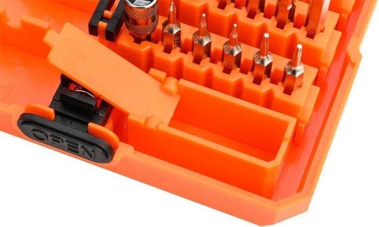 Біти Neo Tools, 1/4", бітотримач, прецизійні, CrV, набір 45шт RC_06-111-1 фото
