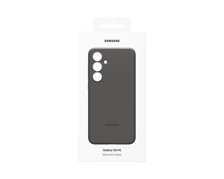 Чохол для Galaxy S24 FE (S721), Silicone Case, чорний Samsung RC_EF-PS721CBEGWW фото
