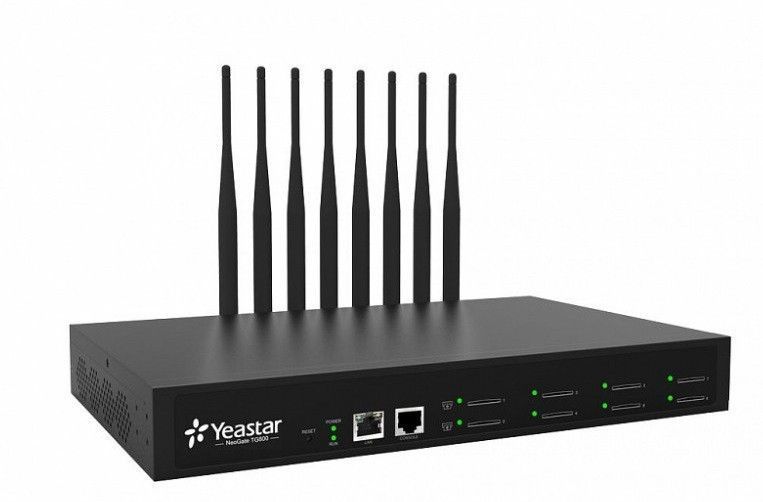 Шлюз VoIP Yeastar TG800G 8xGSM, 1xFE LAN, 1xFE WAN SIP, IAX2 RC_TG800G фото