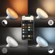 Настільний світильник розумний Philips Hue Bloom, 2000K-6500K, RGB, ZigBee, Bluetooth, дим, білий RC_929002375901 фото 6