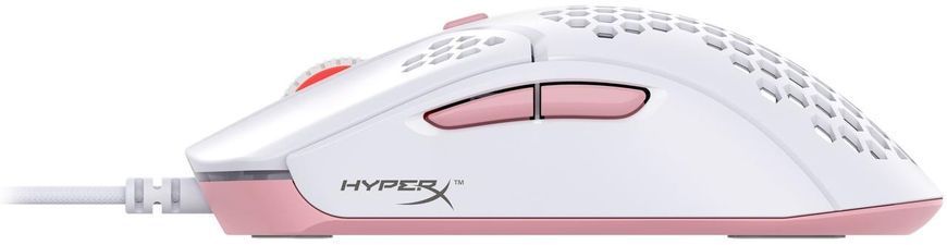 Миша HyperX Pulsefire Haste, RGB, USB-A, біло-рожевий RC_4P5E4AA фото