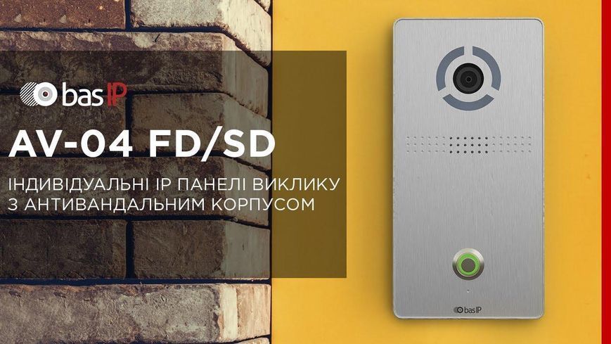Панель вызова BAS-IP AV-04FD серебряная RC_AV-04FD_S фото