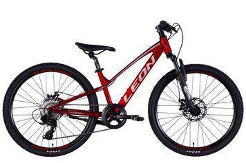 Велосипед AL 24" Leon JUNIOR DD CS рама-12" червоний 2025 VT_OPS-LN-24-116 фото