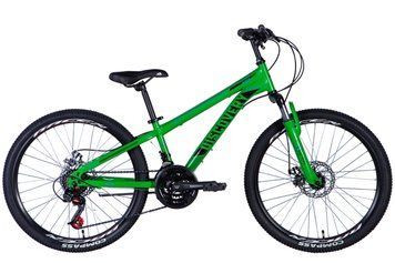 Велосипед сталь 24 Discovery RIDER AM DD рама-11,5" зелений 2024 VT_OPS-DIS-24-348 фото