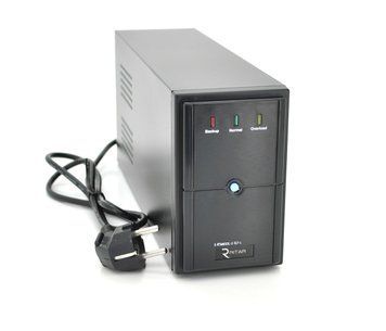 ИБП Ritar E-RTM650L-U (390W) ELF-L, LED, AVR, 2st, USB, 2xSCHUKO socket, 1x12V7Ah, metal Case Q4 (370*130*210) U_09818 фото
