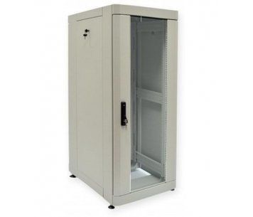 Шафа Voltronic 19" 24U, 610 х 865 мм (Ш*Г), сірий U_15844 фото